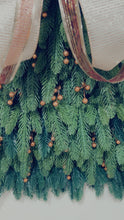 Load image into Gallery viewer, W-071-1.  Christmas Tree Wreath on a Unique in The Creek Board with artificial Pine Picks
