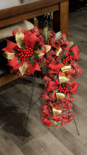 Load image into Gallery viewer, W-069-3.  Red and Green Candy Cane Land Wreath (Consignment)
